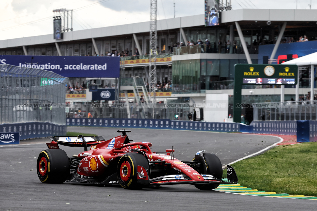 GP CANADA, Charles Leclerc (MON) Ferrari SF-24.

07.06.2024. Formula 1 World Championship, Rd 9, Canadian Grand Prix, Montreal, Canada, Practice Day.

- www.xpbimages.com, EMail: requests@xpbimages.com © Copyright: Bearne / XPB Images