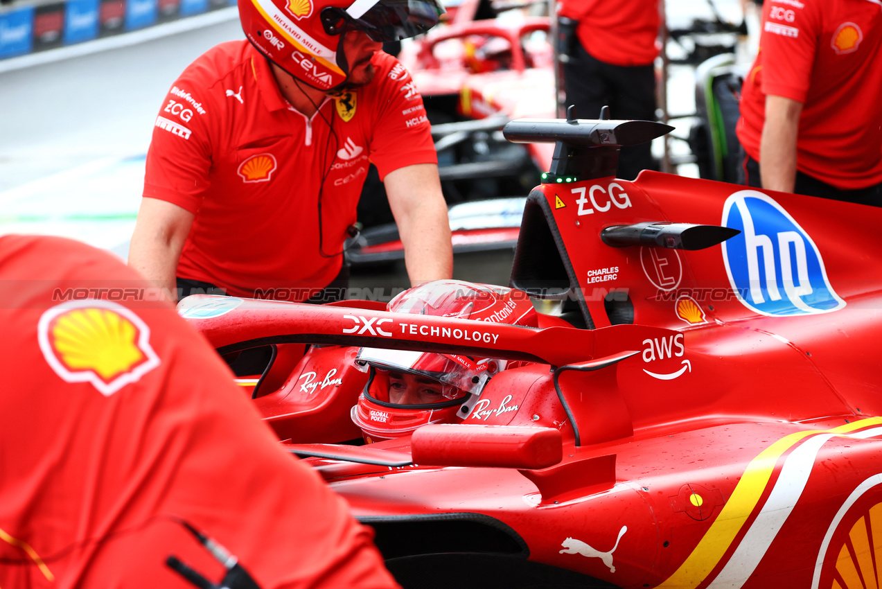 GP CANADA, Charles Leclerc (MON) Ferrari SF-24.

07.06.2024. Formula 1 World Championship, Rd 9, Canadian Grand Prix, Montreal, Canada, Practice Day.

 - www.xpbimages.com, EMail: requests@xpbimages.com © Copyright: Coates / XPB Images