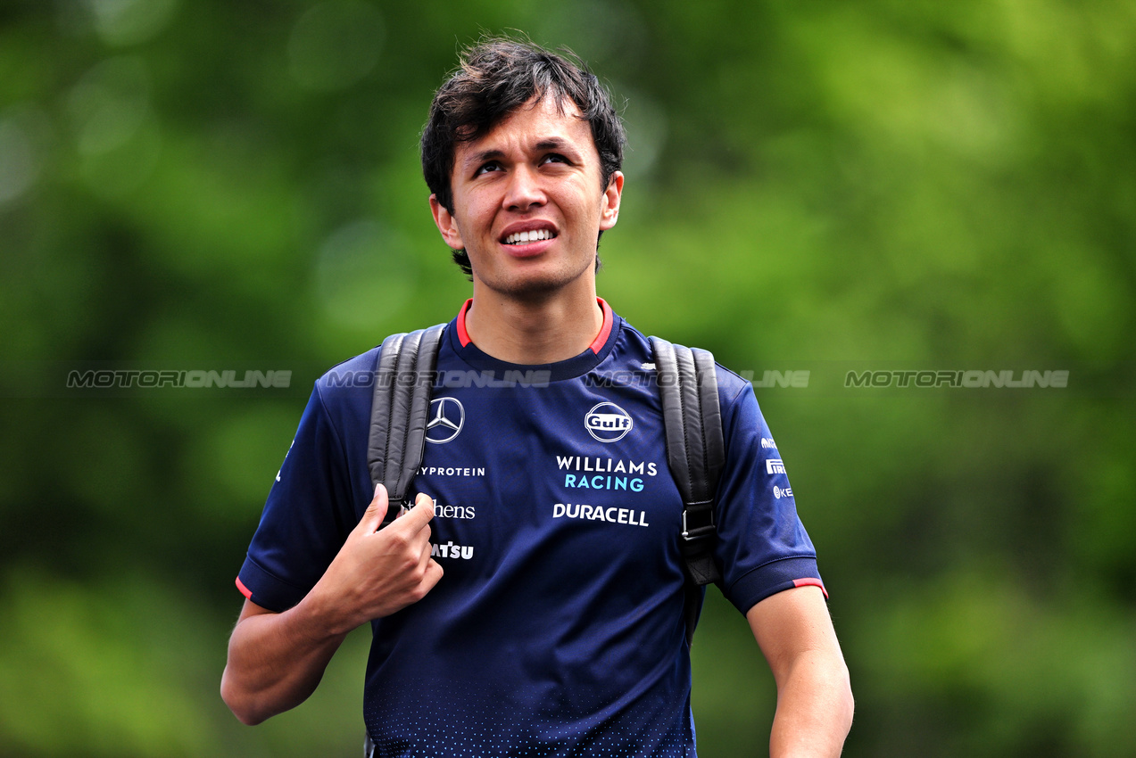 GP CANADA, Alexander Albon (THA) Williams Racing.

07.06.2024. Formula 1 World Championship, Rd 9, Canadian Grand Prix, Montreal, Canada, Practice Day.

- www.xpbimages.com, EMail: requests@xpbimages.com © Copyright: Price / XPB Images