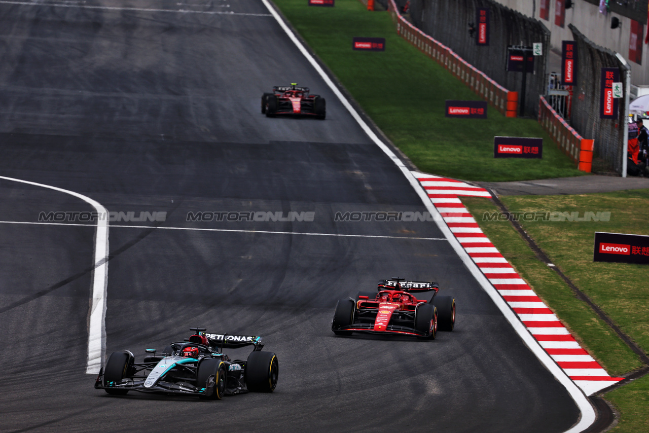 GP CINA, George Russell (GBR) Mercedes AMG F1 W15.

21.04.2024. Formula 1 World Championship, Rd 5, Chinese Grand Prix, Shanghai, China, Gara Day.

- www.xpbimages.com, EMail: requests@xpbimages.com © Copyright: Batchelor / XPB Images