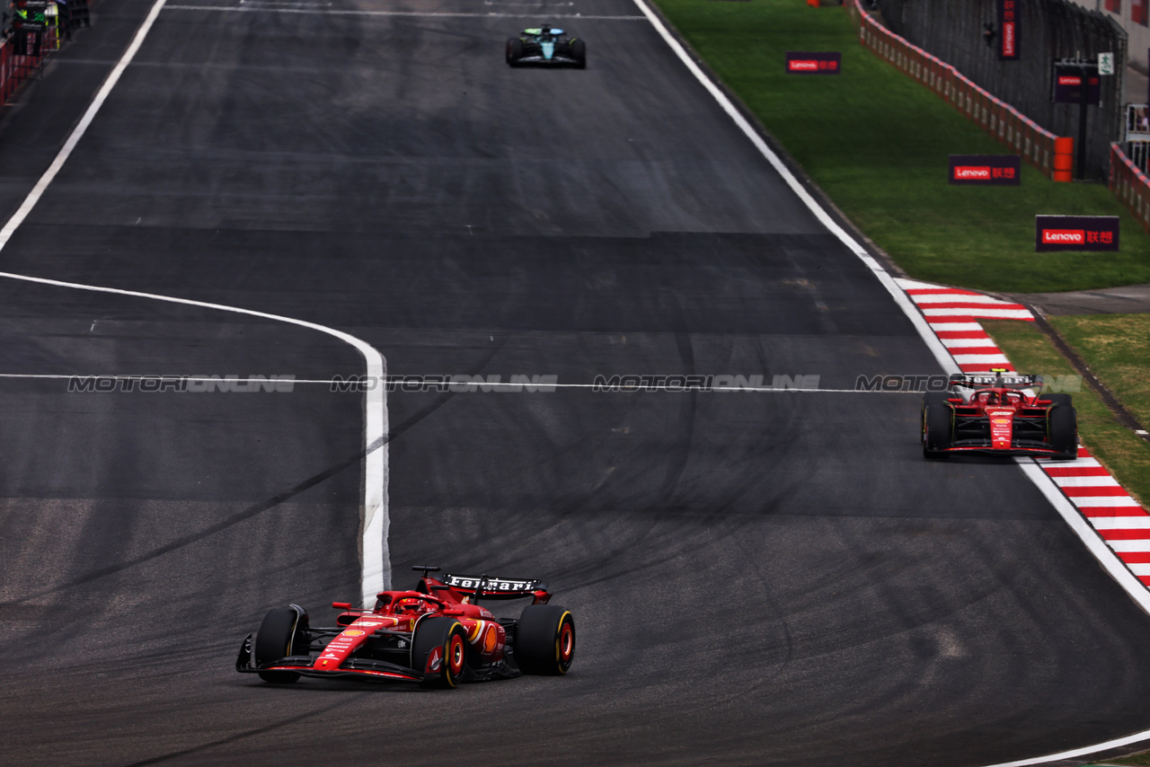 GP CINA, Charles Leclerc (MON) Ferrari SF-24.

21.04.2024. Formula 1 World Championship, Rd 5, Chinese Grand Prix, Shanghai, China, Gara Day.

- www.xpbimages.com, EMail: requests@xpbimages.com © Copyright: Batchelor / XPB Images