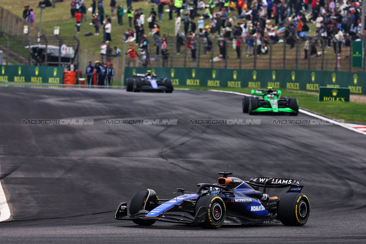 GP CINA, Alexander Albon (THA) Williams Racing FW46.

21.04.2024. Formula 1 World Championship, Rd 5, Chinese Grand Prix, Shanghai, China, Gara Day.

- www.xpbimages.com, EMail: requests@xpbimages.com © Copyright: Batchelor / XPB Images