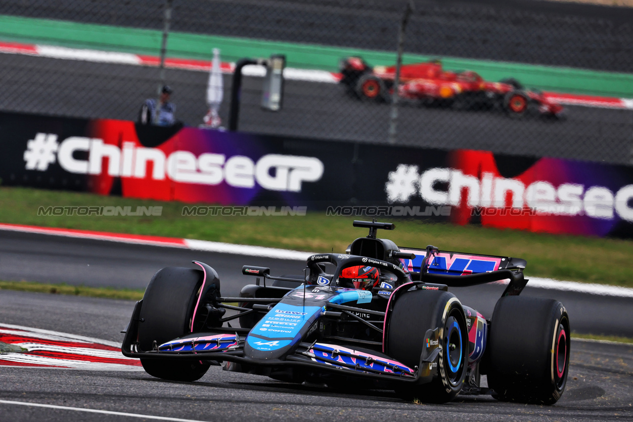 GP CINA, Esteban Ocon (FRA) Alpine F1 Team A524.

21.04.2024. Formula 1 World Championship, Rd 5, Chinese Grand Prix, Shanghai, China, Gara Day.

- www.xpbimages.com, EMail: requests@xpbimages.com © Copyright: Batchelor / XPB Images