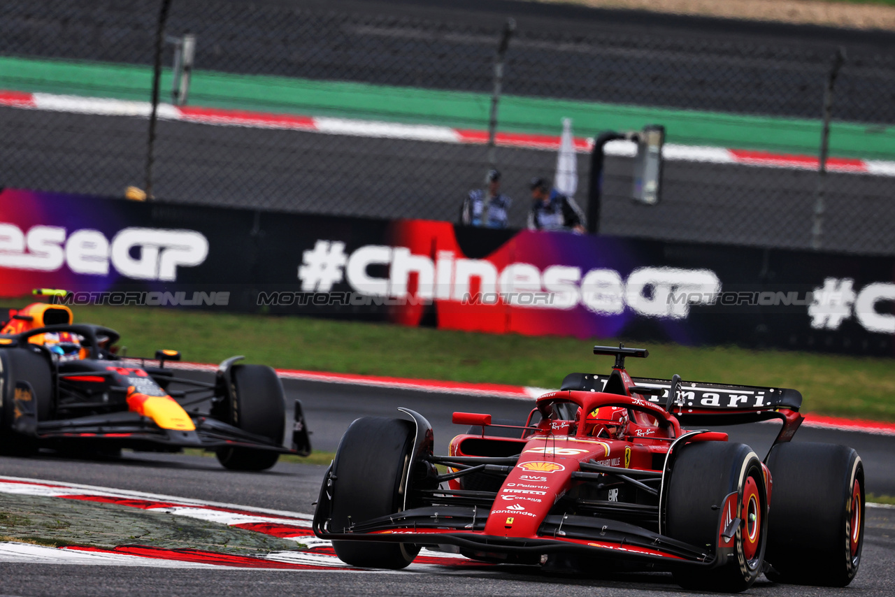 GP CINA, Charles Leclerc (MON) Ferrari SF-24.

21.04.2024. Formula 1 World Championship, Rd 5, Chinese Grand Prix, Shanghai, China, Gara Day.

- www.xpbimages.com, EMail: requests@xpbimages.com © Copyright: Batchelor / XPB Images