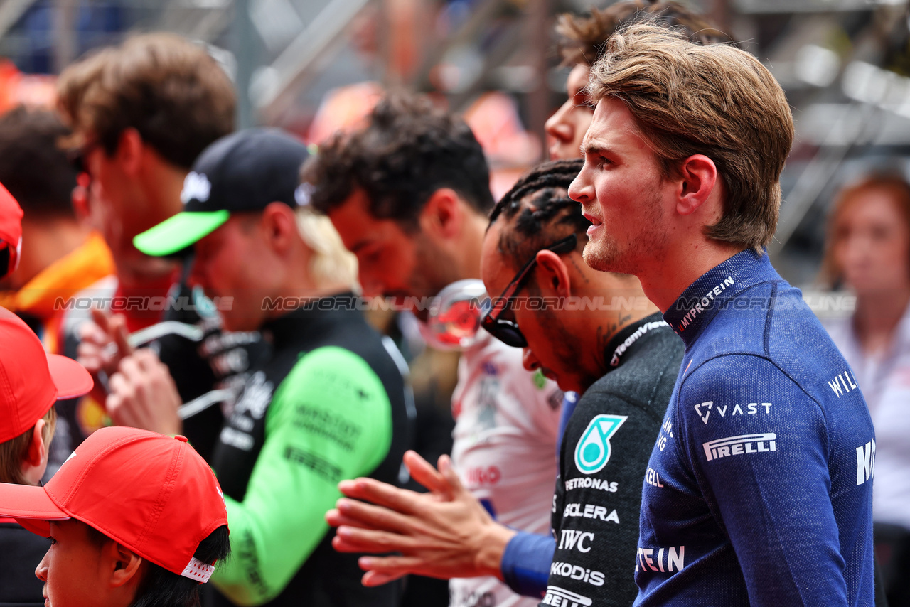 GP CINA, Logan Sargeant (USA) Williams Racing on the grid.

21.04.2024. Formula 1 World Championship, Rd 5, Chinese Grand Prix, Shanghai, China, Gara Day.

- www.xpbimages.com, EMail: requests@xpbimages.com © Copyright: Batchelor / XPB Images