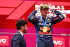 GP CINA, Gara winner Max Verstappen (NLD) Red Bull Racing celebrates on the podium.
21.04.2024. Formula 1 World Championship, Rd 5, Chinese Grand Prix, Shanghai, China, Gara Day.
- www.xpbimages.com, EMail: requests@xpbimages.com © Copyright: Batchelor / XPB Images