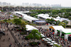 GP CINA, Circuit Atmosfera - fans leave the circuit at the end of the race.
21.04.2024. Formula 1 World Championship, Rd 5, Chinese Grand Prix, Shanghai, China, Gara Day.
 - www.xpbimages.com, EMail: requests@xpbimages.com © Copyright: Coates / XPB Images