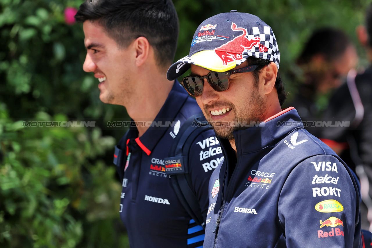 GP CINA, Sergio Perez (MEX) Red Bull Racing.

18.04.2024. Formula 1 World Championship, Rd 5, Chinese Grand Prix, Shanghai, China, Preparation Day.

- www.xpbimages.com, EMail: requests@xpbimages.com © Copyright: Bearne / XPB Images