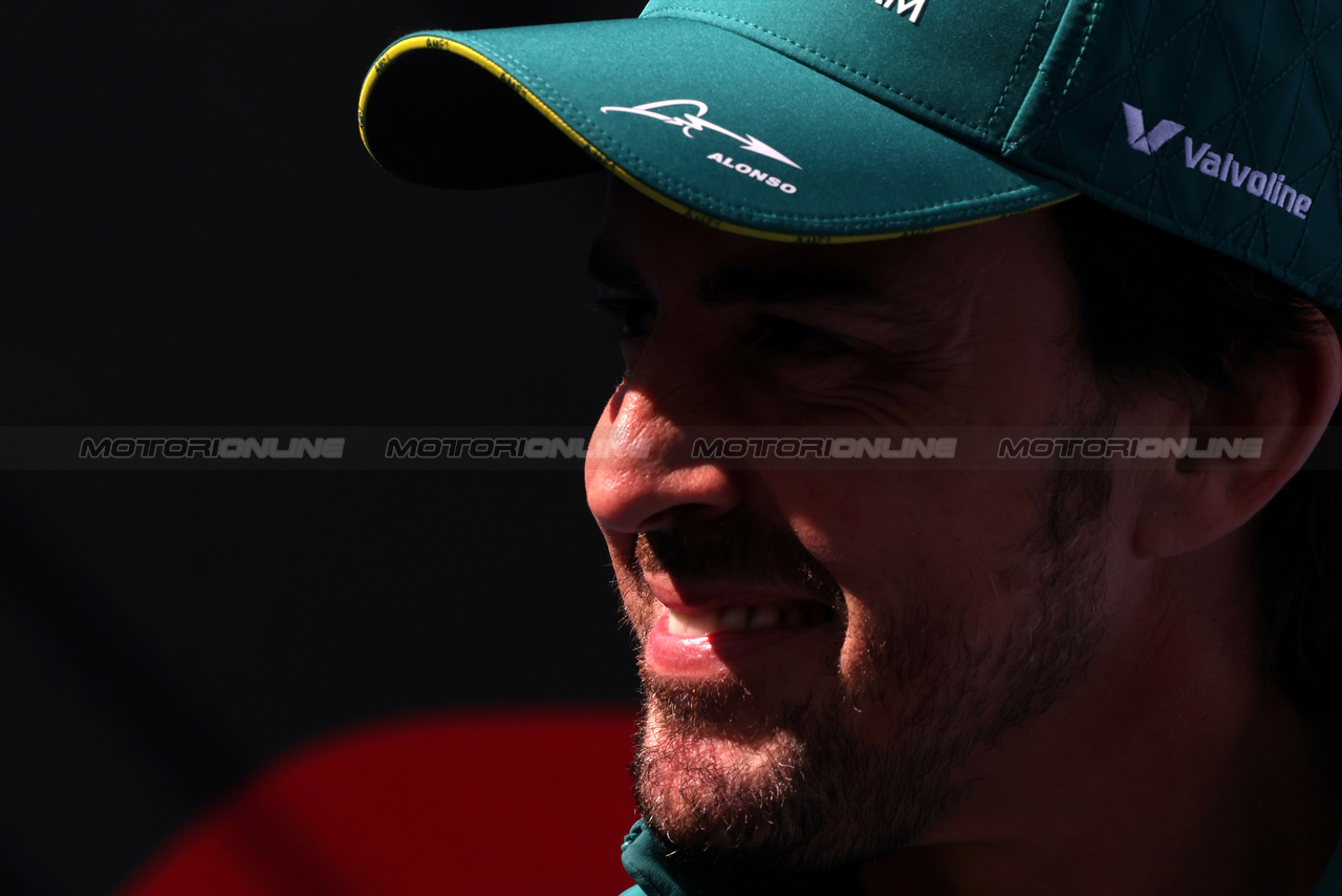 GP CINA, Fernando Alonso (ESP) Aston Martin F1 Team.

18.04.2024. Formula 1 World Championship, Rd 5, Chinese Grand Prix, Shanghai, China, Preparation Day.

- www.xpbimages.com, EMail: requests@xpbimages.com © Copyright: Rew / XPB Images