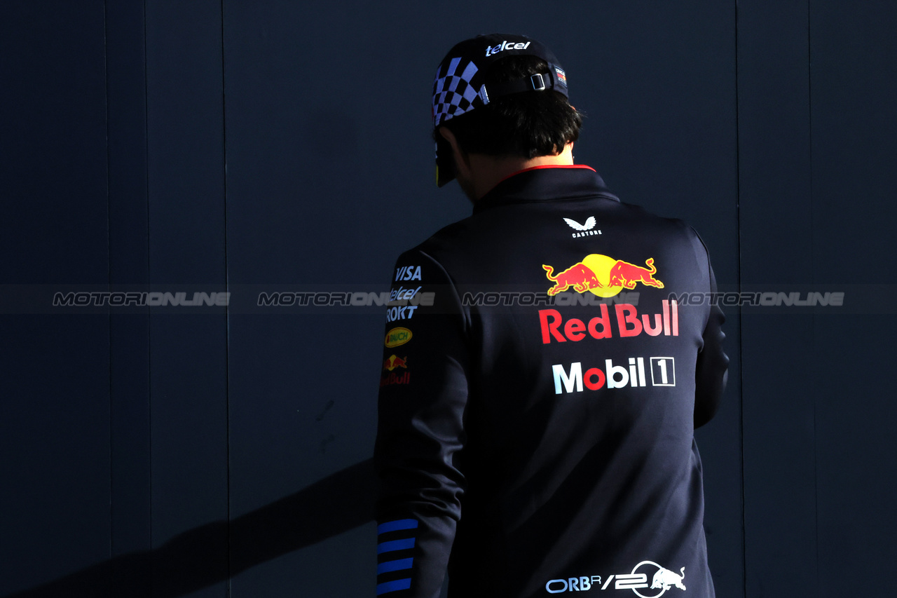 GP CINA, Sergio Perez (MEX) Red Bull Racing.

18.04.2024. Formula 1 World Championship, Rd 5, Chinese Grand Prix, Shanghai, China, Preparation Day.

- www.xpbimages.com, EMail: requests@xpbimages.com © Copyright: Rew / XPB Images