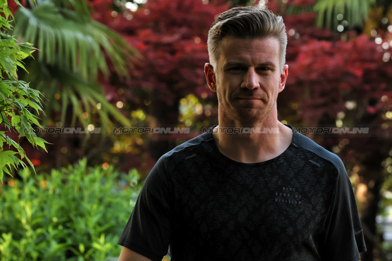 GP CINA, Nico Hulkenberg (GER) Haas F1 Team.

18.04.2024. Formula 1 World Championship, Rd 5, Chinese Grand Prix, Shanghai, China, Preparation Day.

- www.xpbimages.com, EMail: requests@xpbimages.com © Copyright: Rew / XPB Images