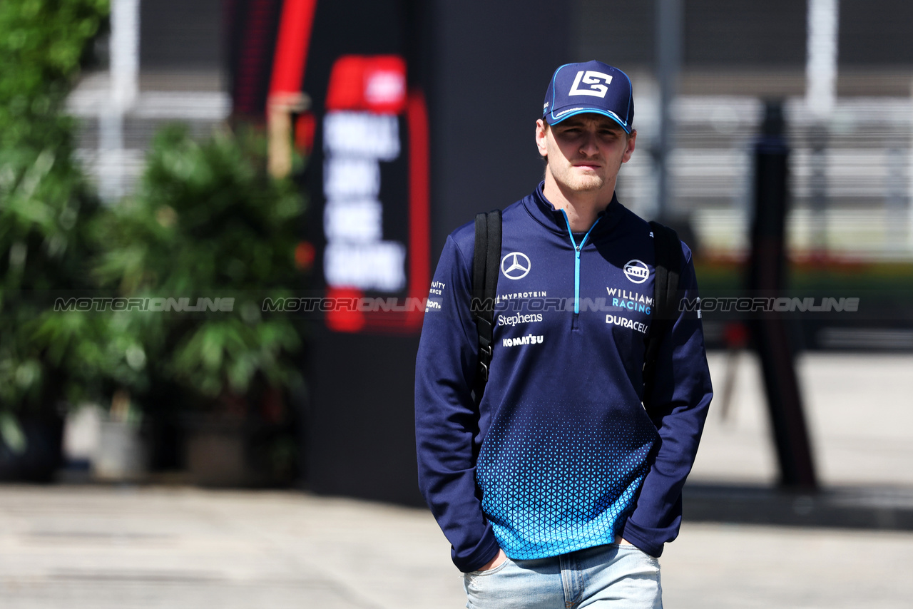 GP CINA, Logan Sargeant (USA) Williams Racing.

18.04.2024. Formula 1 World Championship, Rd 5, Chinese Grand Prix, Shanghai, China, Preparation Day.

- www.xpbimages.com, EMail: requests@xpbimages.com © Copyright: Bearne / XPB Images