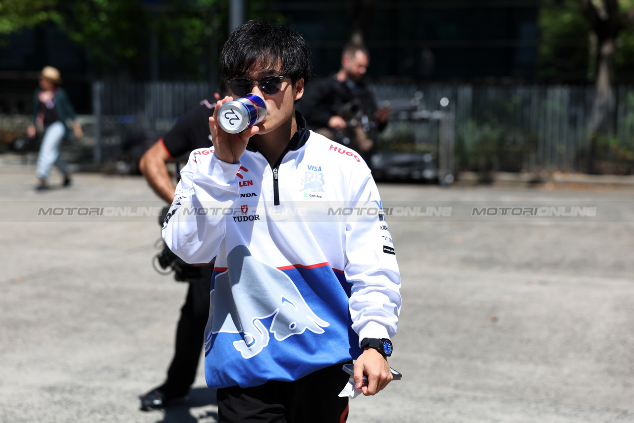 GP CINA, Yuki Tsunoda (JPN) RB.

18.04.2024. Formula 1 World Championship, Rd 5, Chinese Grand Prix, Shanghai, China, Preparation Day.

- www.xpbimages.com, EMail: requests@xpbimages.com © Copyright: Bearne / XPB Images