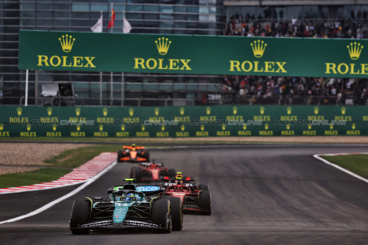 GP CINA, Fernando Alonso (ESP) Aston Martin F1 Team AMR24.

20.04.2024. Formula 1 World Championship, Rd 5, Chinese Grand Prix, Shanghai, China, Sprint e Qualifiche Day.

- www.xpbimages.com, EMail: requests@xpbimages.com © Copyright: Rew / XPB Images