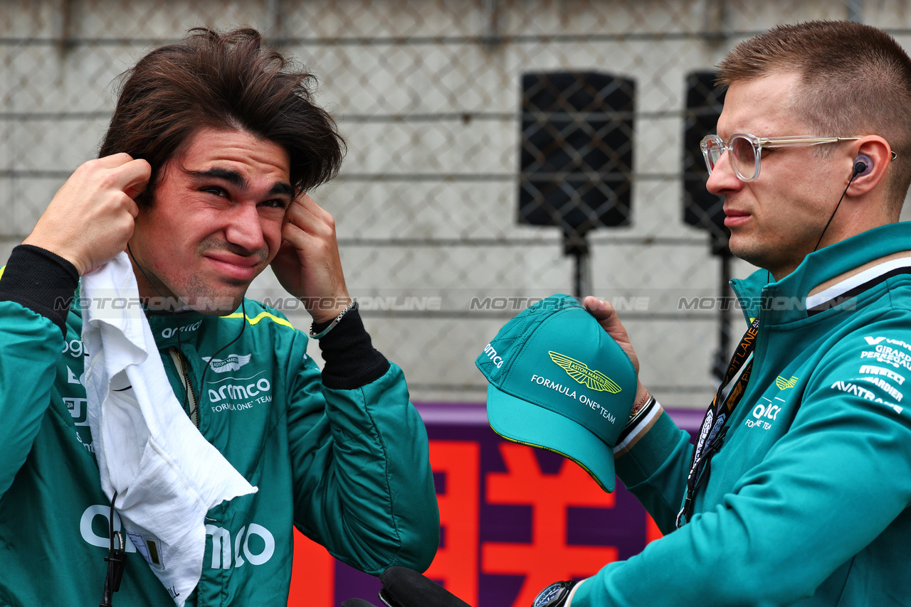 GP CINA, Lance Stroll (CDN) Aston Martin F1 Team on the grid.

20.04.2024. Formula 1 World Championship, Rd 5, Chinese Grand Prix, Shanghai, China, Sprint e Qualifiche Day.

 - www.xpbimages.com, EMail: requests@xpbimages.com © Copyright: Coates / XPB Images