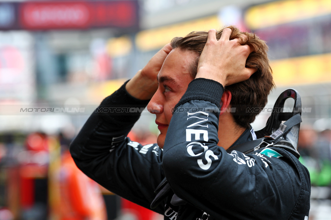 GP CINA, George Russell (GBR) Mercedes AMG F1 on the grid.

20.04.2024. Formula 1 World Championship, Rd 5, Chinese Grand Prix, Shanghai, China, Sprint e Qualifiche Day.

 - www.xpbimages.com, EMail: requests@xpbimages.com © Copyright: Coates / XPB Images