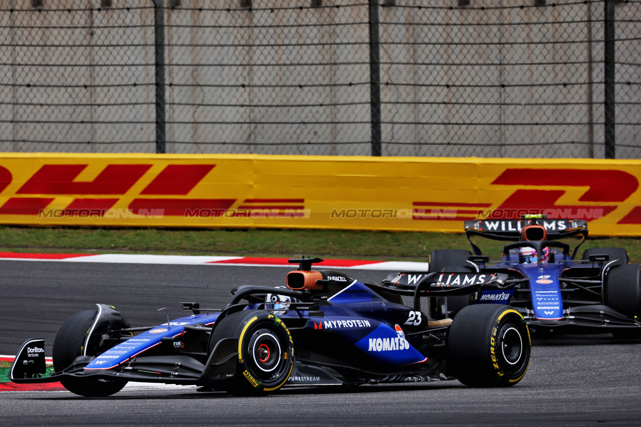 GP CINA, Alexander Albon (THA) Williams Racing FW46.

20.04.2024. Formula 1 World Championship, Rd 5, Chinese Grand Prix, Shanghai, China, Sprint e Qualifiche Day.

 - www.xpbimages.com, EMail: requests@xpbimages.com © Copyright: Coates / XPB Images