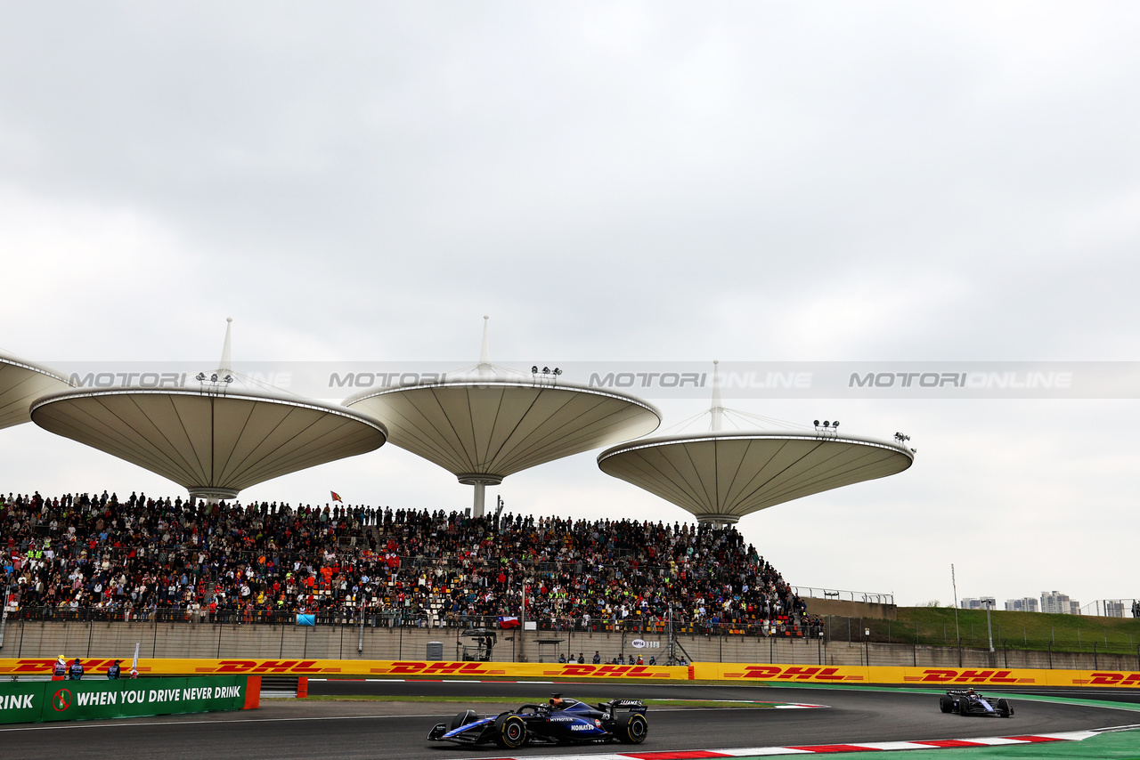 GP CINA, Alexander Albon (THA) Williams Racing FW46.

20.04.2024. Formula 1 World Championship, Rd 5, Chinese Grand Prix, Shanghai, China, Sprint e Qualifiche Day.

 - www.xpbimages.com, EMail: requests@xpbimages.com © Copyright: Coates / XPB Images