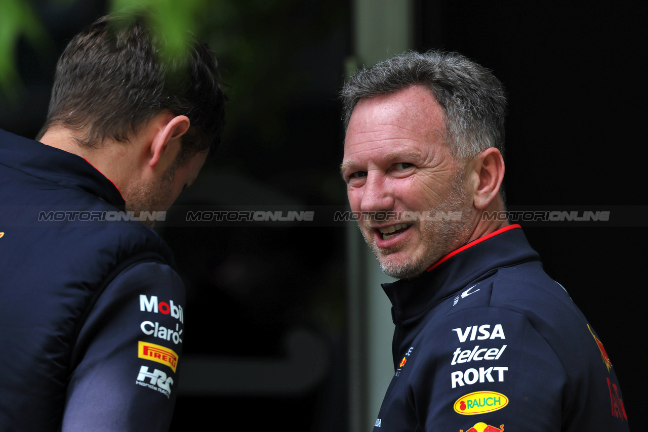 GP CINA, Christian Horner (GBR) Red Bull Racing Team Principal.

20.04.2024. Formula 1 World Championship, Rd 5, Chinese Grand Prix, Shanghai, China, Sprint e Qualifiche Day.

- www.xpbimages.com, EMail: requests@xpbimages.com © Copyright: Rew / XPB Images