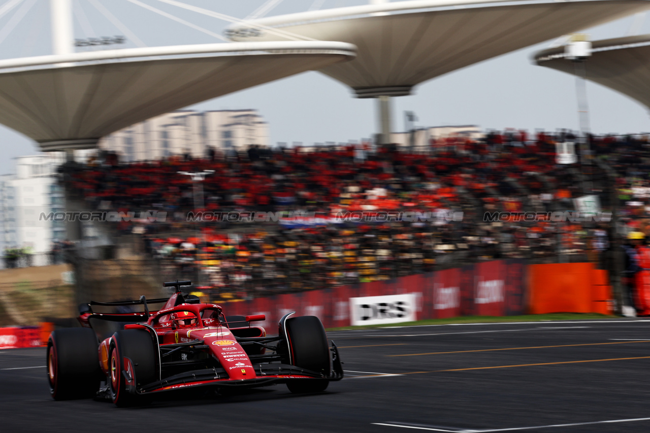 GP CINA, Charles Leclerc (MON) Ferrari SF-24.

20.04.2024. Formula 1 World Championship, Rd 5, Chinese Grand Prix, Shanghai, China, Sprint e Qualifiche Day.

- www.xpbimages.com, EMail: requests@xpbimages.com © Copyright: Batchelor / XPB Images