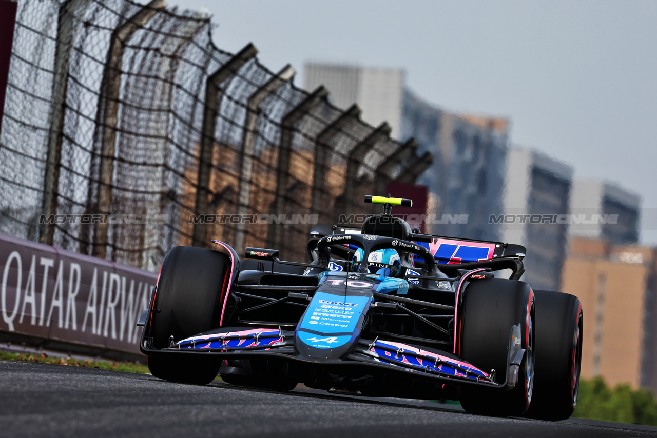 GP CINA, Pierre Gasly (FRA) Alpine F1 Team A524.

20.04.2024. Formula 1 World Championship, Rd 5, Chinese Grand Prix, Shanghai, China, Sprint e Qualifiche Day.

- www.xpbimages.com, EMail: requests@xpbimages.com © Copyright: Batchelor / XPB Images