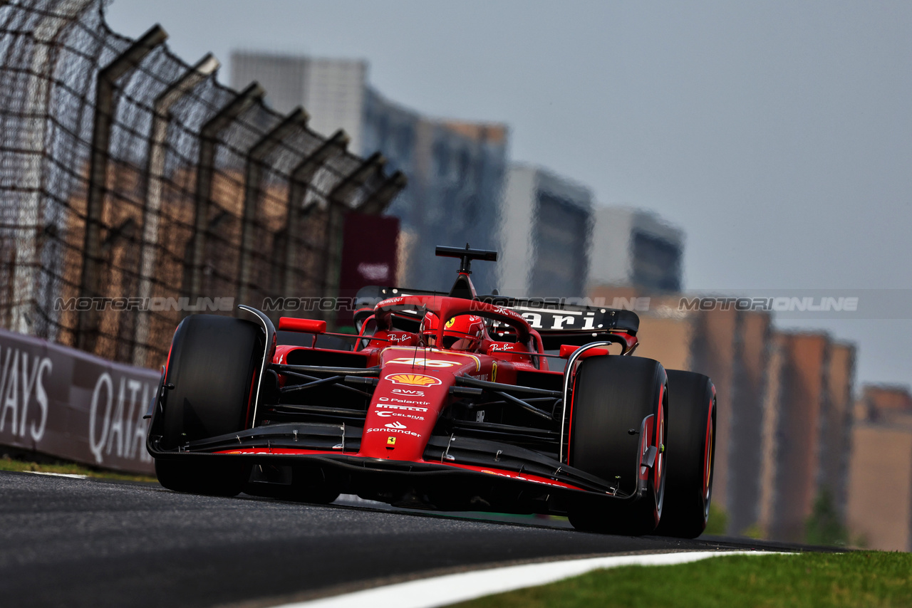 GP CINA, Charles Leclerc (MON) Ferrari SF-24.

20.04.2024. Formula 1 World Championship, Rd 5, Chinese Grand Prix, Shanghai, China, Sprint e Qualifiche Day.

- www.xpbimages.com, EMail: requests@xpbimages.com © Copyright: Batchelor / XPB Images