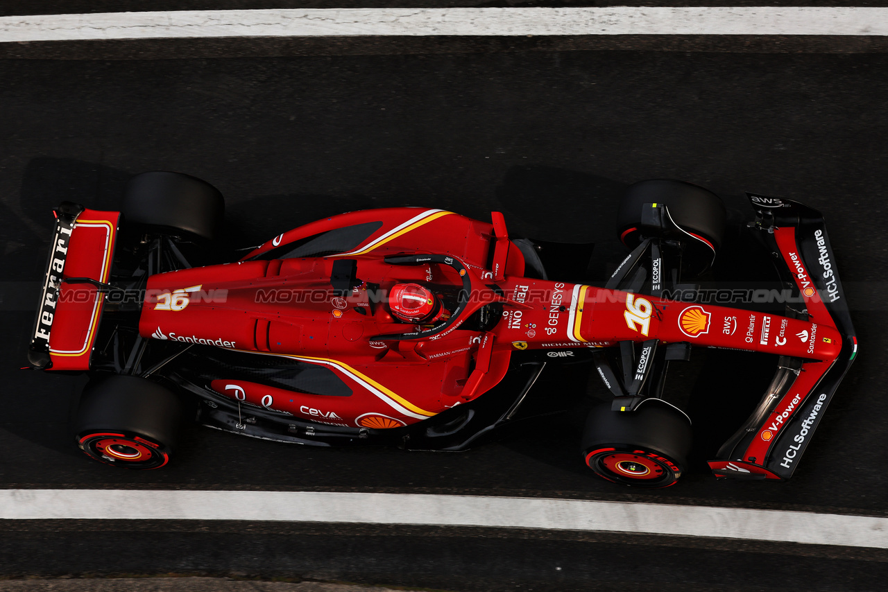 GP CINA, Charles Leclerc (MON) Ferrari SF-24.

20.04.2024. Formula 1 World Championship, Rd 5, Chinese Grand Prix, Shanghai, China, Sprint e Qualifiche Day.

 - www.xpbimages.com, EMail: requests@xpbimages.com © Copyright: Coates / XPB Images