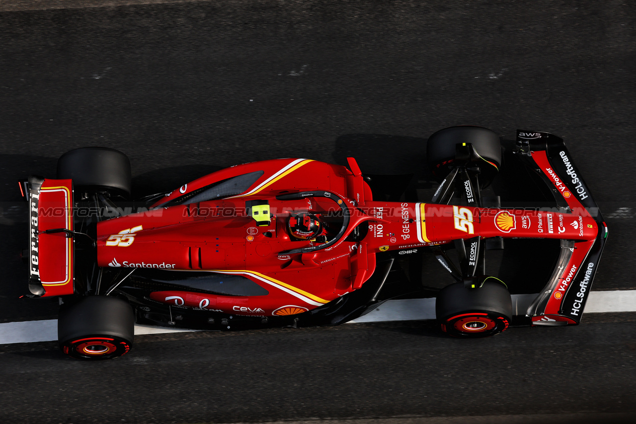 GP CINA, Carlos Sainz Jr (ESP) Ferrari SF-24.

20.04.2024. Formula 1 World Championship, Rd 5, Chinese Grand Prix, Shanghai, China, Sprint e Qualifiche Day.

 - www.xpbimages.com, EMail: requests@xpbimages.com © Copyright: Coates / XPB Images