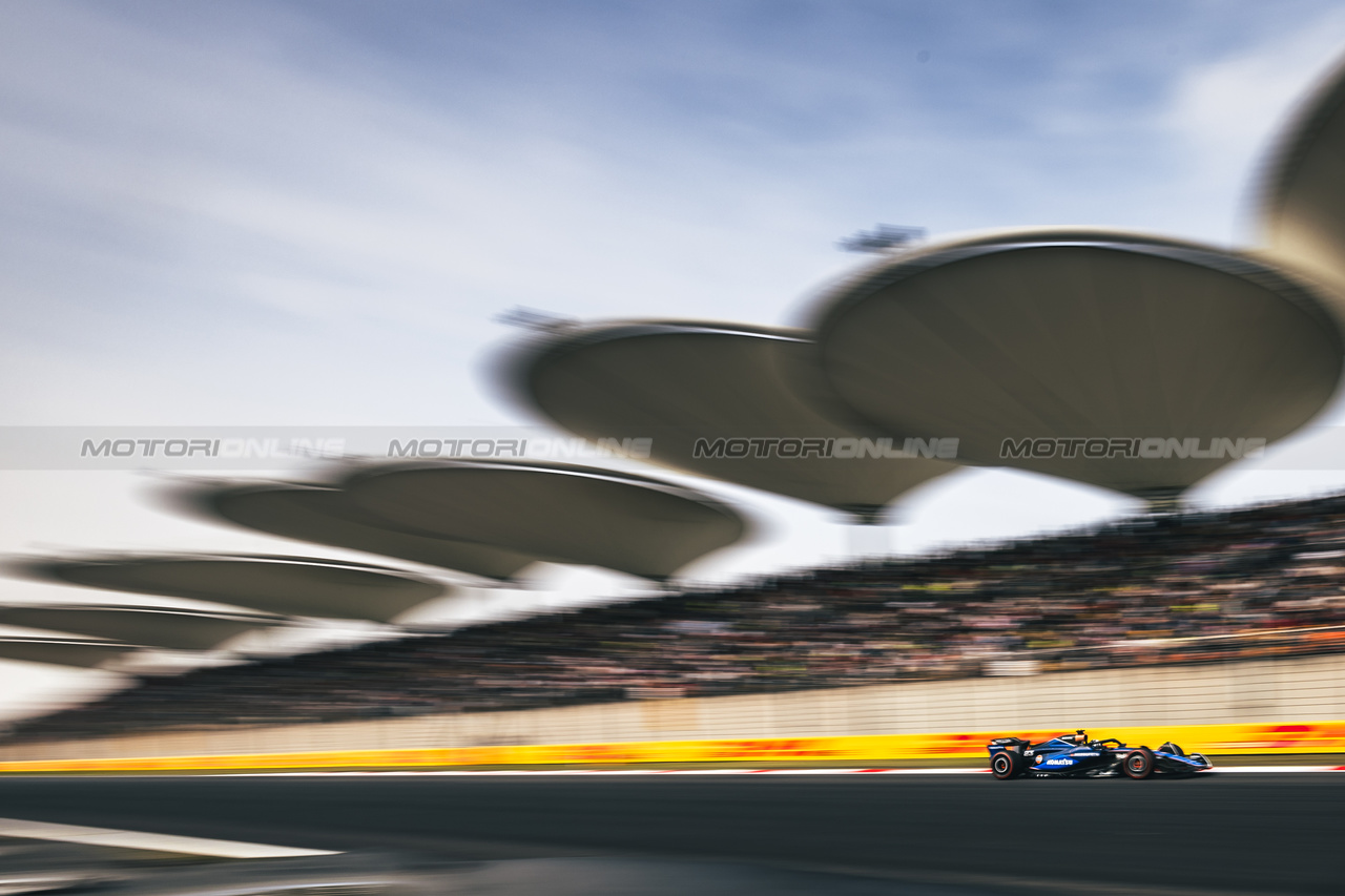 GP CINA, Alexander Albon (THA) Williams Racing FW46.

20.04.2024. Formula 1 World Championship, Rd 5, Chinese Grand Prix, Shanghai, China, Sprint e Qualifiche Day.

- www.xpbimages.com, EMail: requests@xpbimages.com © Copyright: Bearne / XPB Images