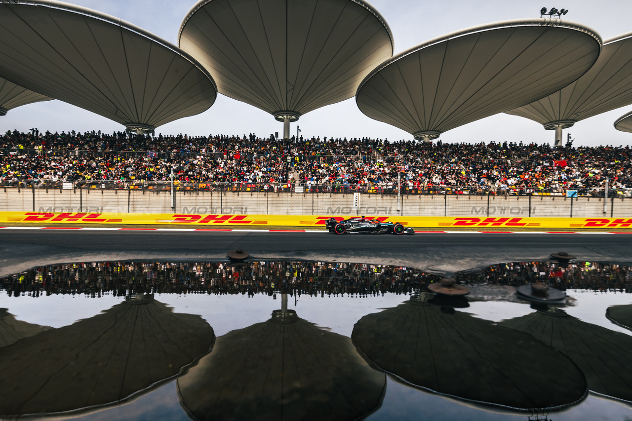 GP CINA, George Russell (GBR) Mercedes AMG F1 W15.

20.04.2024. Formula 1 World Championship, Rd 5, Chinese Grand Prix, Shanghai, China, Sprint e Qualifiche Day.

- www.xpbimages.com, EMail: requests@xpbimages.com © Copyright: Bearne / XPB Images