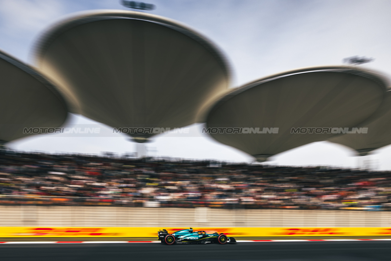 GP CINA, Fernando Alonso (ESP) Aston Martin F1 Team AMR24.

20.04.2024. Formula 1 World Championship, Rd 5, Chinese Grand Prix, Shanghai, China, Sprint e Qualifiche Day.

- www.xpbimages.com, EMail: requests@xpbimages.com © Copyright: Bearne / XPB Images