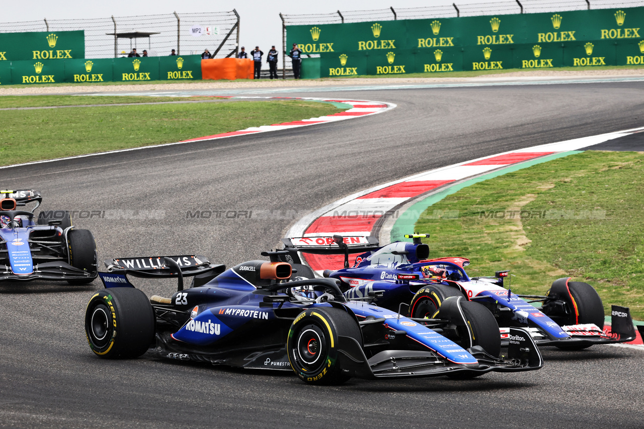 GP CINA, Alexander Albon (THA) Williams Racing FW46 at the partenza of Sprint.

20.04.2024. Formula 1 World Championship, Rd 5, Chinese Grand Prix, Shanghai, China, Sprint e Qualifiche Day.

- www.xpbimages.com, EMail: requests@xpbimages.com © Copyright: Bearne / XPB Images