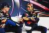 GP CINA, (L to R): Max Verstappen (NLD) Red Bull Racing e Sergio Perez (MEX) Red Bull Racing in the post Sprint FIA Press Conference.
- www.xpbimages.com, EMail: requests@xpbimages.com © Copyright: XPB Images