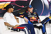 GP CINA, (L to R): Lewis Hamilton (GBR) Mercedes AMG F1 e Max Verstappen (NLD) Red Bull Racing in the post Sprint FIA Press Conference.
- www.xpbimages.com, EMail: requests@xpbimages.com © Copyright: XPB Images