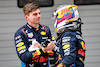 GP CINA, (L to R): Max Verstappen (NLD) Red Bull Racing celebrates his pole position with second placed team mate Sergio Perez (MEX) Red Bull Racing in qualifying parc ferme.
20.04.2024. Formula 1 World Championship, Rd 5, Chinese Grand Prix, Shanghai, China, Sprint e Qualifiche Day.
- www.xpbimages.com, EMail: requests@xpbimages.com © Copyright: Batchelor / XPB Images