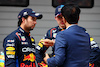 GP CINA, (L to R): Sergio Perez (MEX) Red Bull Racing with Max Verstappen (NLD) Red Bull Racing e Mohammed Bin Sulayem (UAE) FIA President in qualifying parc ferme.
20.04.2024. Formula 1 World Championship, Rd 5, Chinese Grand Prix, Shanghai, China, Sprint e Qualifiche Day.
- www.xpbimages.com, EMail: requests@xpbimages.com © Copyright: Batchelor / XPB Images