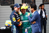 GP CINA, (L to R): Max Verstappen (NLD) Red Bull Racing with Fernando Alonso (ESP) Aston Martin F1 Team e Mohammed Bin Sulayem (UAE) FIA President in qualifying parc ferme.
20.04.2024. Formula 1 World Championship, Rd 5, Chinese Grand Prix, Shanghai, China, Sprint e Qualifiche Day.
- www.xpbimages.com, EMail: requests@xpbimages.com © Copyright: Batchelor / XPB Images