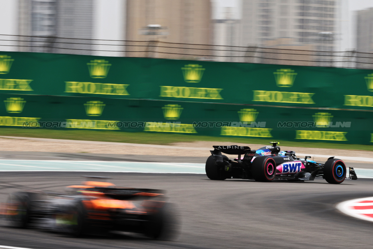 GP CINA, Pierre Gasly (FRA) Alpine F1 Team A524.

19.04.2024. Formula 1 World Championship, Rd 5, Chinese Grand Prix, Shanghai, China, Sprint Qualifiche Day.

- www.xpbimages.com, EMail: requests@xpbimages.com © Copyright: Rew / XPB Images