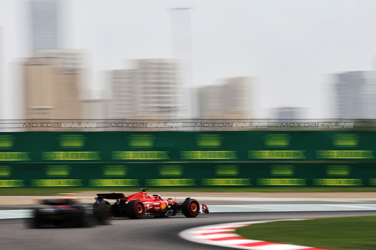 GP CINA, Charles Leclerc (MON) Ferrari SF-24.

19.04.2024. Formula 1 World Championship, Rd 5, Chinese Grand Prix, Shanghai, China, Sprint Qualifiche Day.

- www.xpbimages.com, EMail: requests@xpbimages.com © Copyright: Rew / XPB Images