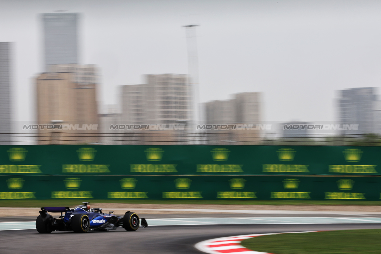 GP CINA, Alexander Albon (THA) Williams Racing FW46.

19.04.2024. Formula 1 World Championship, Rd 5, Chinese Grand Prix, Shanghai, China, Sprint Qualifiche Day.

- www.xpbimages.com, EMail: requests@xpbimages.com © Copyright: Rew / XPB Images