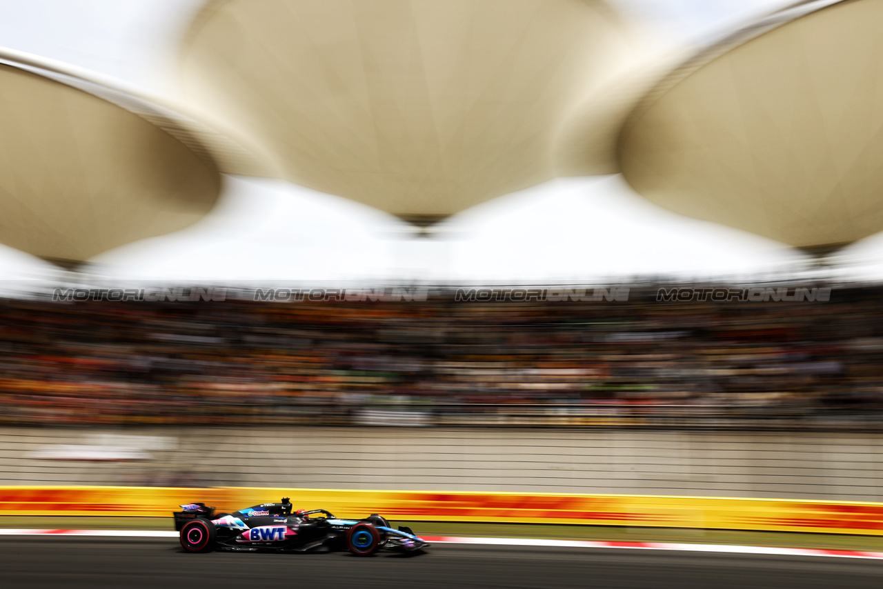 GP CINA, Esteban Ocon (FRA) Alpine F1 Team A524.

19.04.2024. Formula 1 World Championship, Rd 5, Chinese Grand Prix, Shanghai, China, Sprint Qualifiche Day.

 - www.xpbimages.com, EMail: requests@xpbimages.com © Copyright: Coates / XPB Images