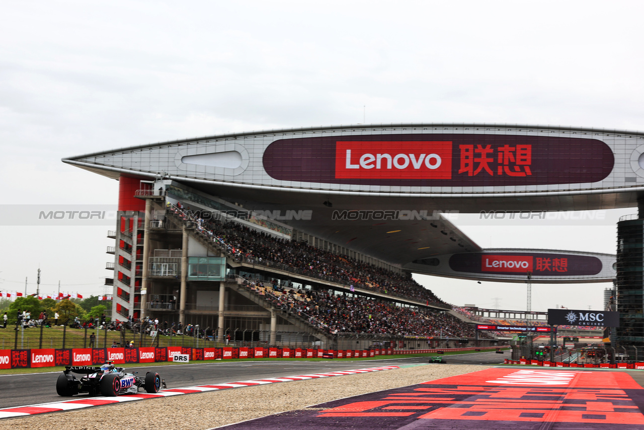 GP CINA, Pierre Gasly (FRA) Alpine F1 Team A524.

19.04.2024. Formula 1 World Championship, Rd 5, Chinese Grand Prix, Shanghai, China, Sprint Qualifiche Day.

 - www.xpbimages.com, EMail: requests@xpbimages.com © Copyright: Coates / XPB Images