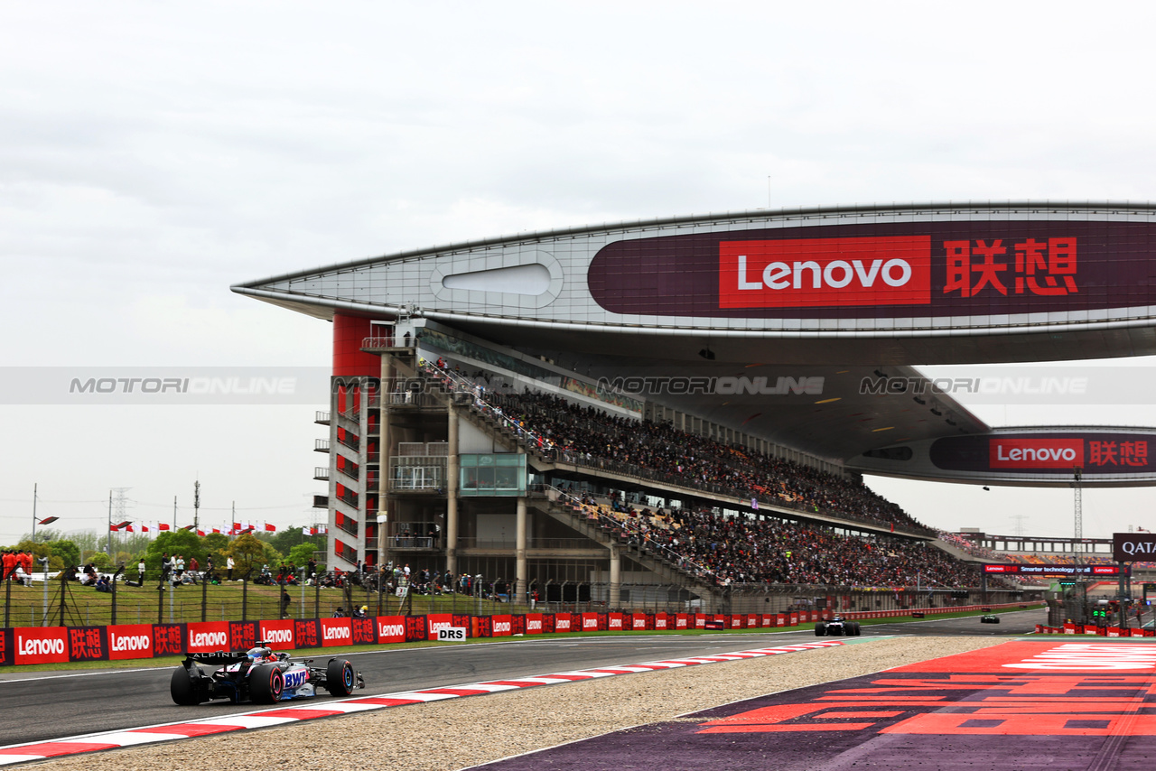 GP CINA, Esteban Ocon (FRA) Alpine F1 Team A524.

19.04.2024. Formula 1 World Championship, Rd 5, Chinese Grand Prix, Shanghai, China, Sprint Qualifiche Day.

 - www.xpbimages.com, EMail: requests@xpbimages.com © Copyright: Coates / XPB Images