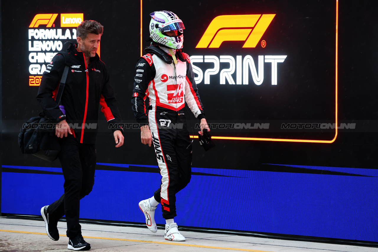 GP CINA, Nico Hulkenberg (GER) Haas F1 Team.

19.04.2024. Formula 1 World Championship, Rd 5, Chinese Grand Prix, Shanghai, China, Sprint Qualifiche Day.

- www.xpbimages.com, EMail: requests@xpbimages.com © Copyright: Batchelor / XPB Images