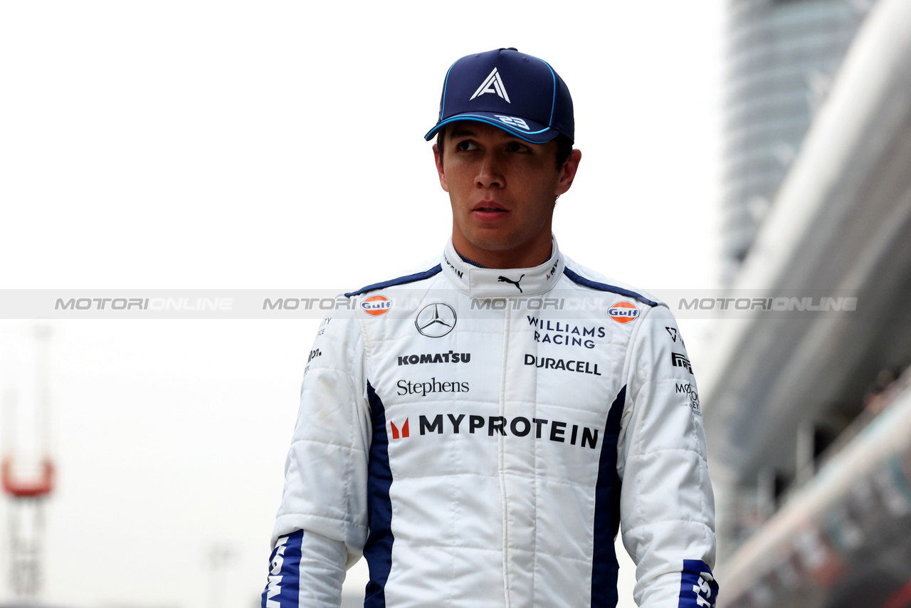 GP CINA, Alexander Albon (THA) Williams Racing.

19.04.2024. Formula 1 World Championship, Rd 5, Chinese Grand Prix, Shanghai, China, Sprint Qualifiche Day.

- www.xpbimages.com, EMail: requests@xpbimages.com © Copyright: Bearne / XPB Images