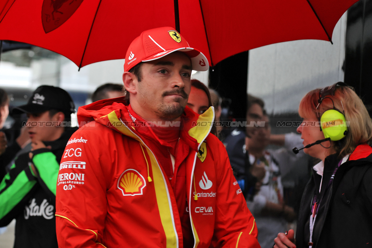 GP CINA, Charles Leclerc (MON) Ferrari.

19.04.2024. Formula 1 World Championship, Rd 5, Chinese Grand Prix, Shanghai, China, Sprint Qualifiche Day.

- www.xpbimages.com, EMail: requests@xpbimages.com © Copyright: Bearne / XPB Images