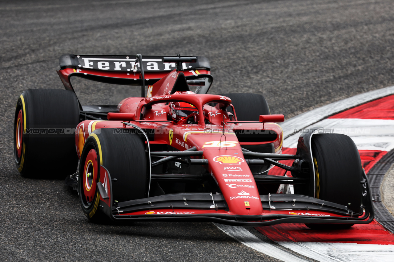 GP CINA, Charles Leclerc (MON) Ferrari SF-24.

19.04.2024. Formula 1 World Championship, Rd 5, Chinese Grand Prix, Shanghai, China, Sprint Qualifiche Day.

- www.xpbimages.com, EMail: requests@xpbimages.com © Copyright: Bearne / XPB Images