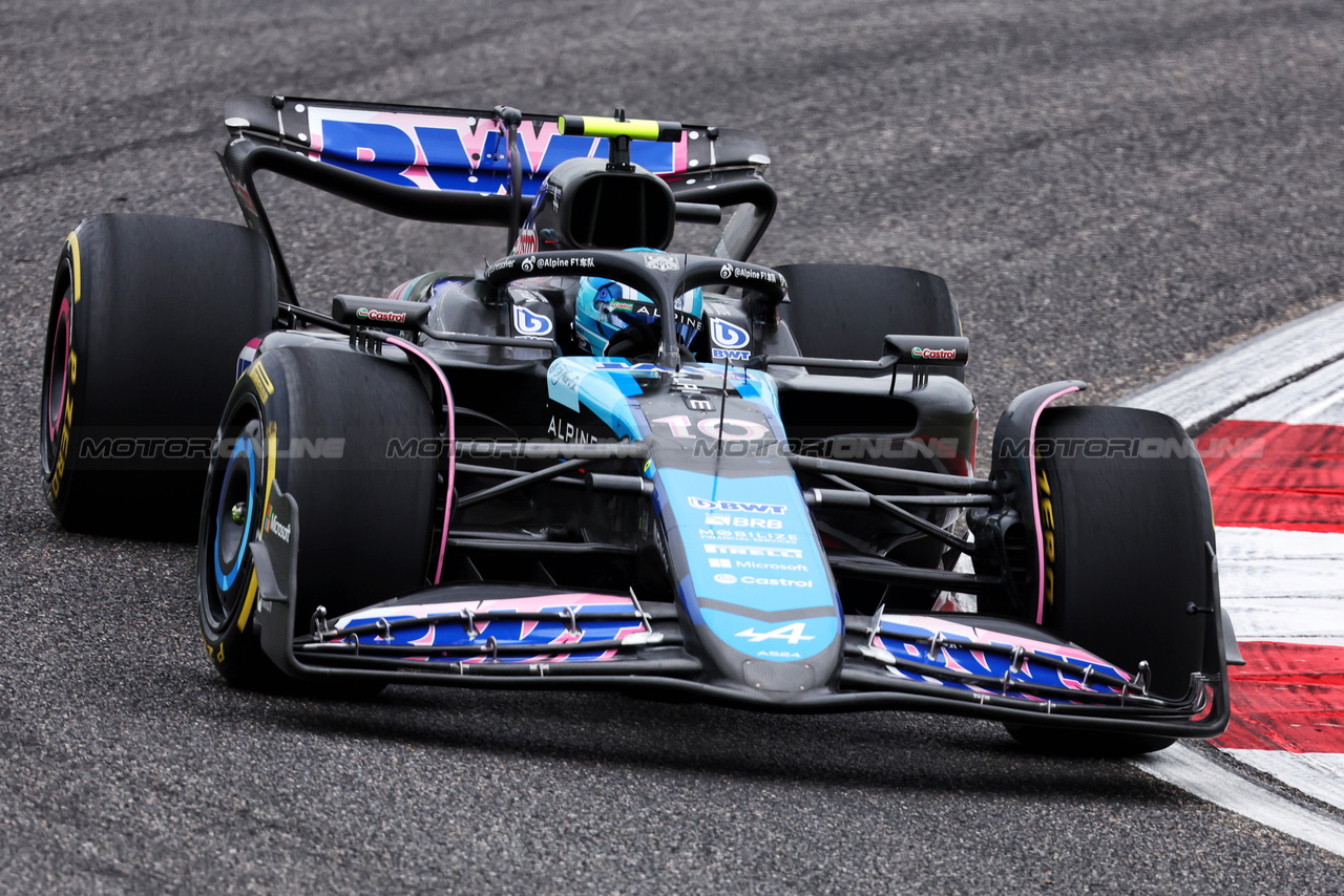 GP CINA, Pierre Gasly (FRA) Alpine F1 Team A524.

19.04.2024. Formula 1 World Championship, Rd 5, Chinese Grand Prix, Shanghai, China, Sprint Qualifiche Day.

- www.xpbimages.com, EMail: requests@xpbimages.com © Copyright: Bearne / XPB Images