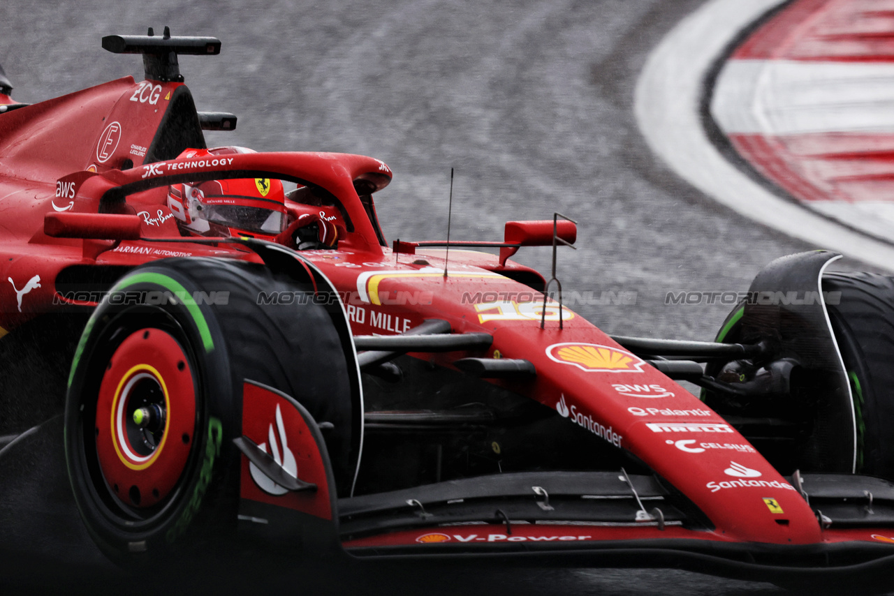 GP CINA, Charles Leclerc (MON) Ferrari SF-24.

19.04.2024. Formula 1 World Championship, Rd 5, Chinese Grand Prix, Shanghai, China, Sprint Qualifiche Day.

- www.xpbimages.com, EMail: requests@xpbimages.com © Copyright: Bearne / XPB Images