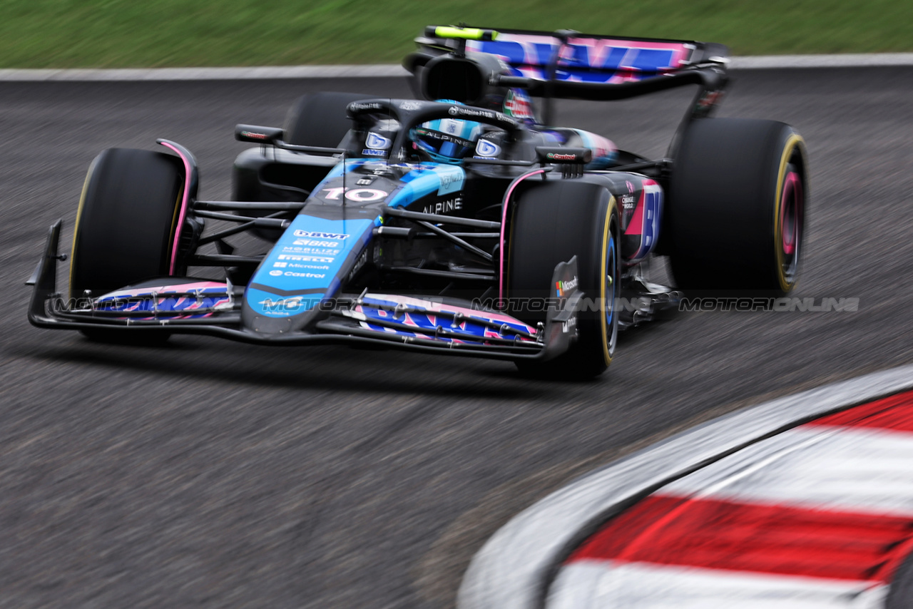 GP CINA, Pierre Gasly (FRA) Alpine F1 Team A524.

19.04.2024. Formula 1 World Championship, Rd 5, Chinese Grand Prix, Shanghai, China, Sprint Qualifiche Day.

- www.xpbimages.com, EMail: requests@xpbimages.com © Copyright: Bearne / XPB Images